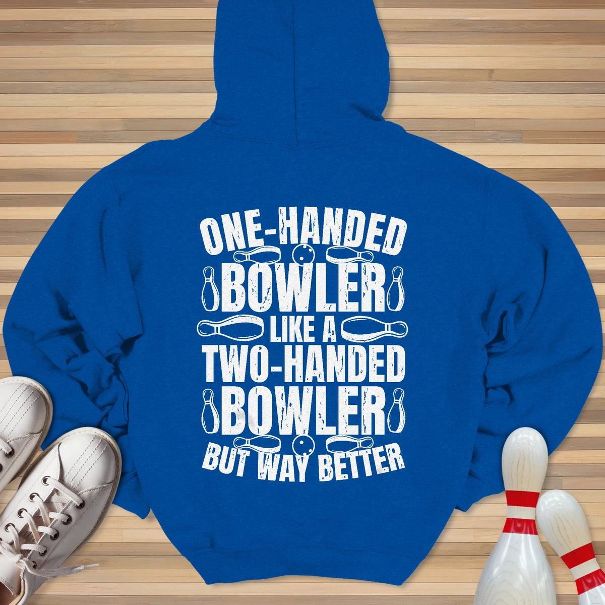 One Handed Bowler Hoodie
