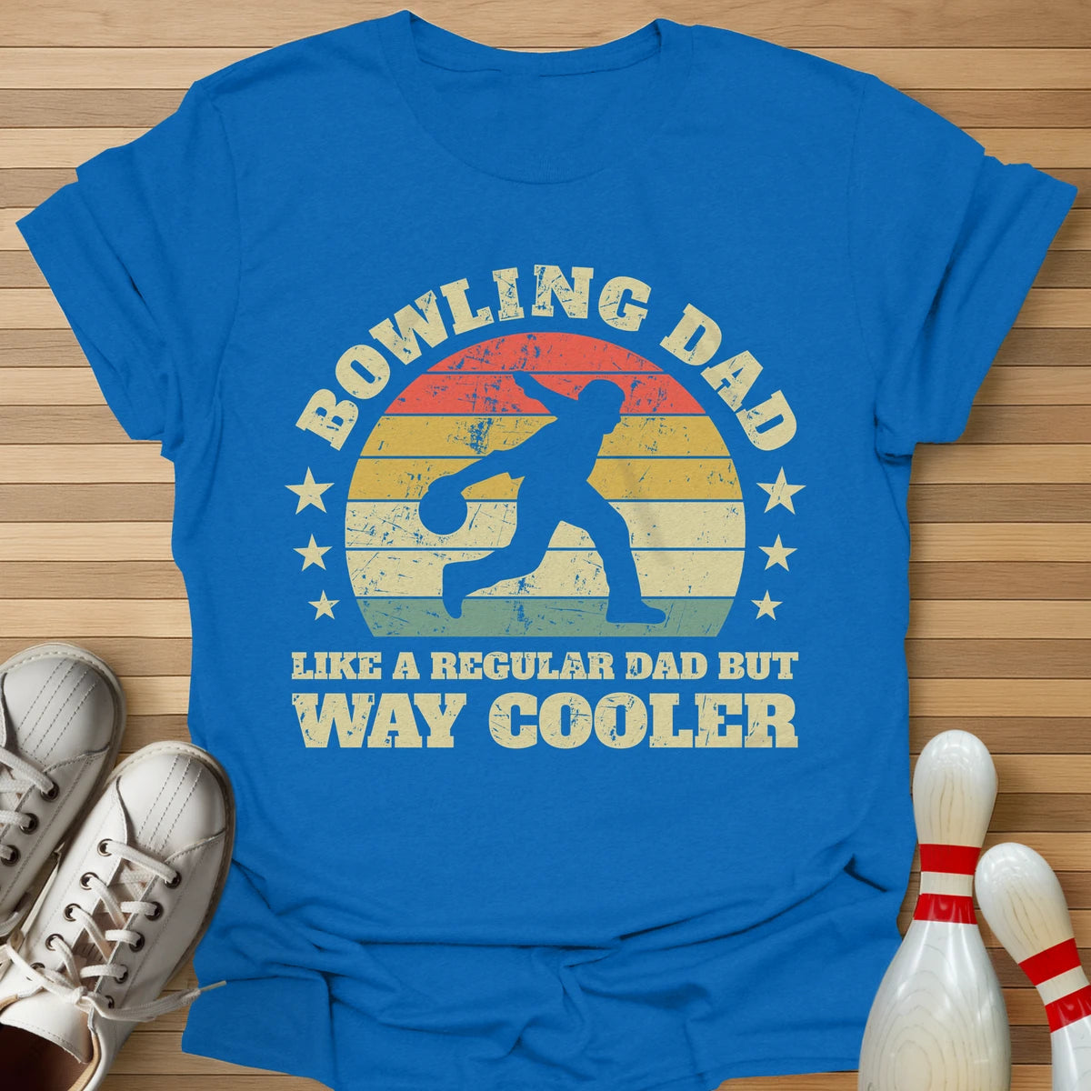 Bowling Dad Way Cooler Sunrise T-Shirt