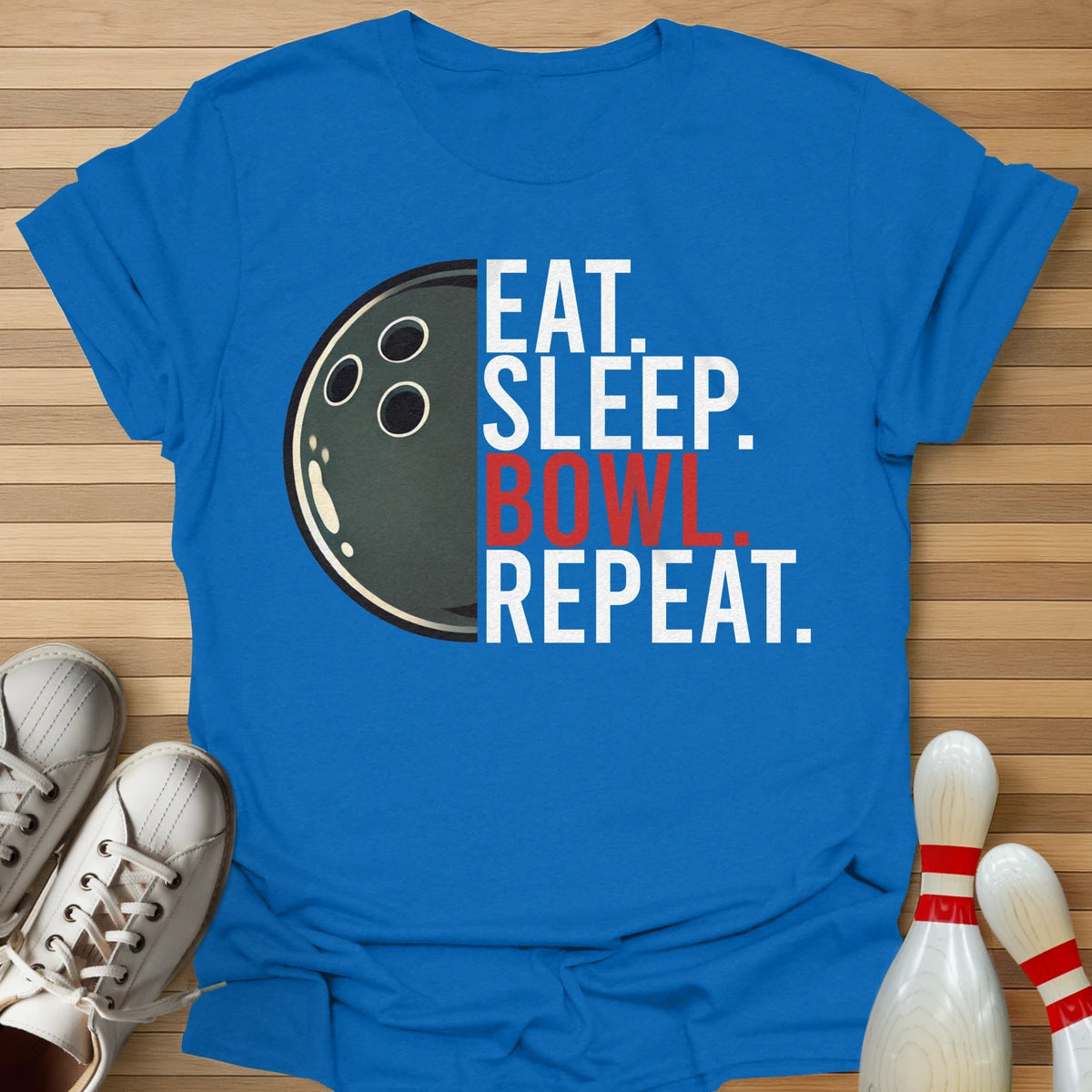 Eat Sleep Bowl Repeat T-Shirt