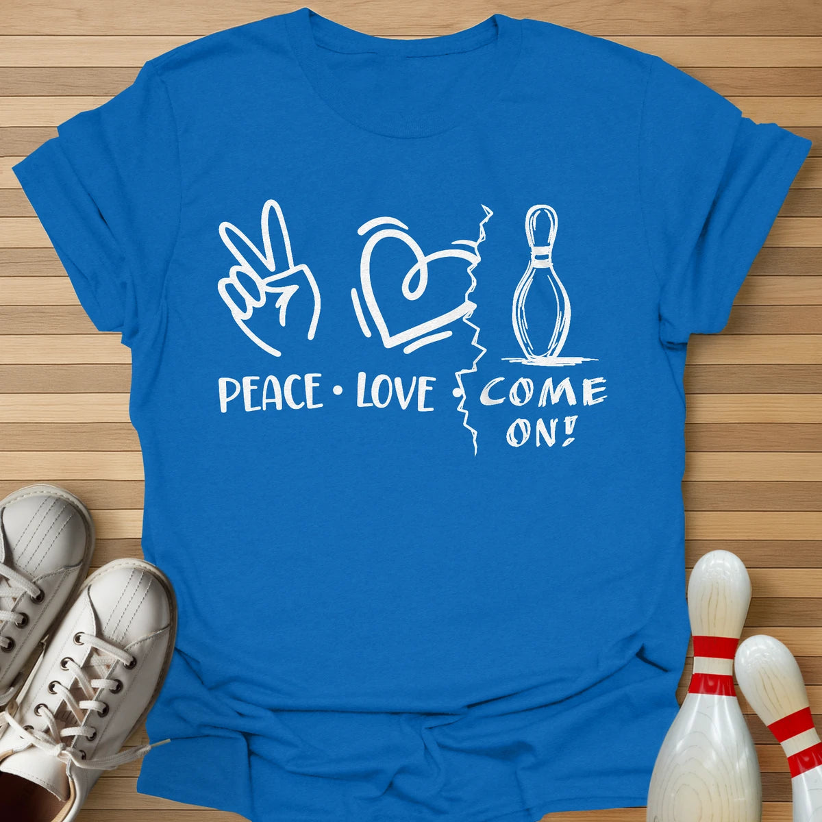 Peace Love COME ON! T-Shirt