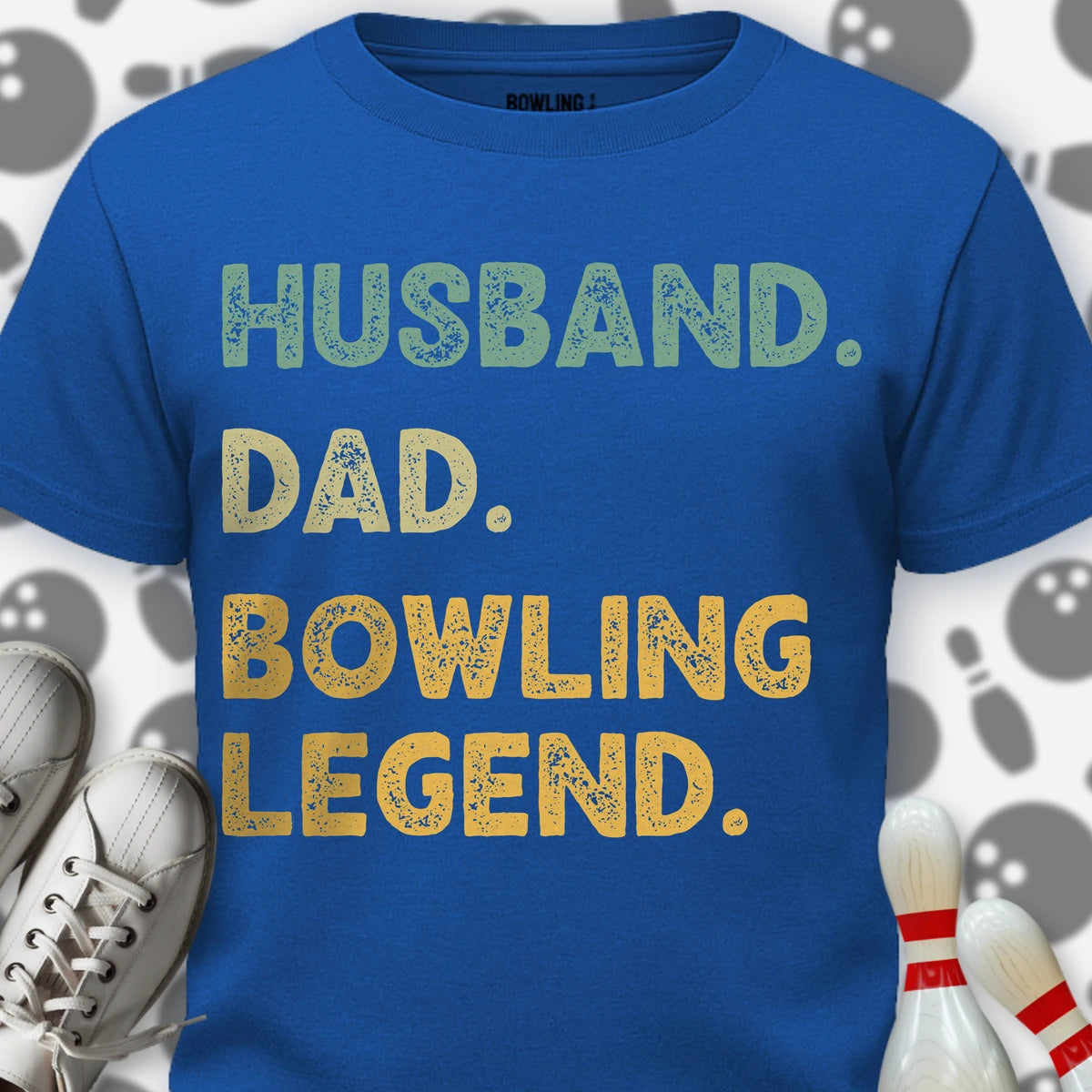 Husband Dad Bowling Legend T-Shirt