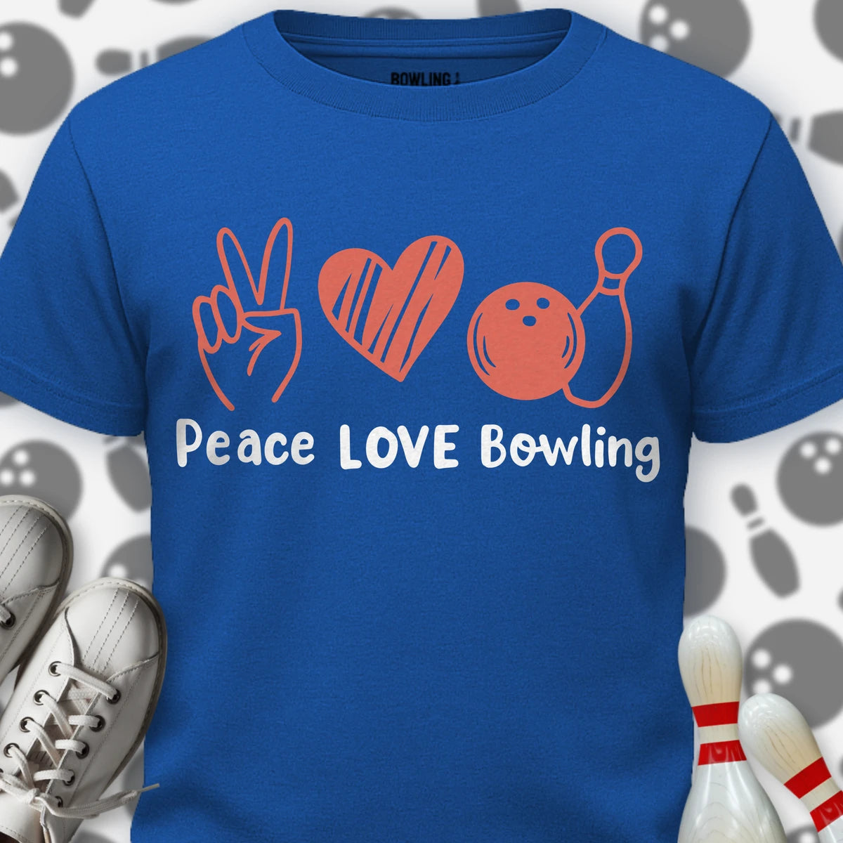 Peace Love & Bowling T-Shirt
