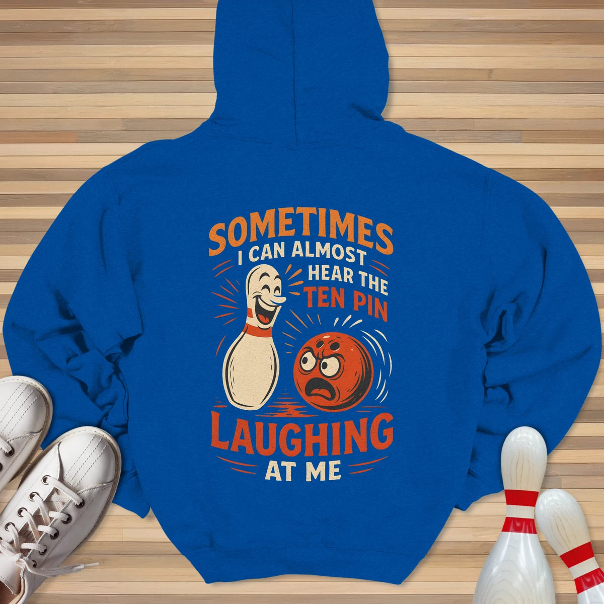 Laughing At Me Retro Hoodie