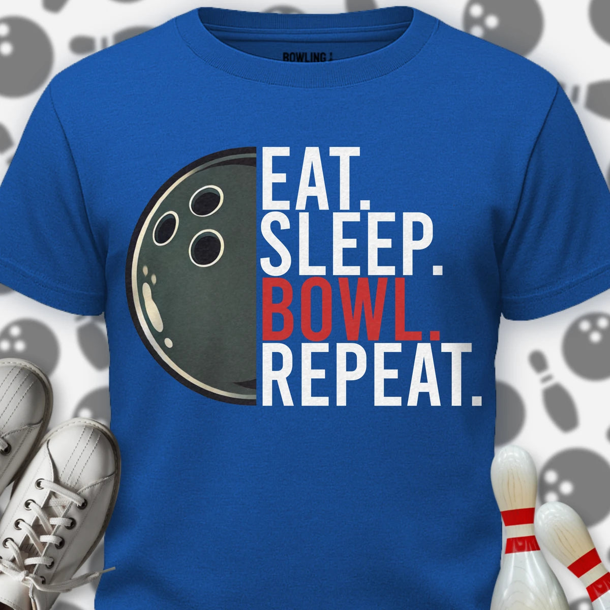 Eat Sleep Bowl Repeat T-Shirt