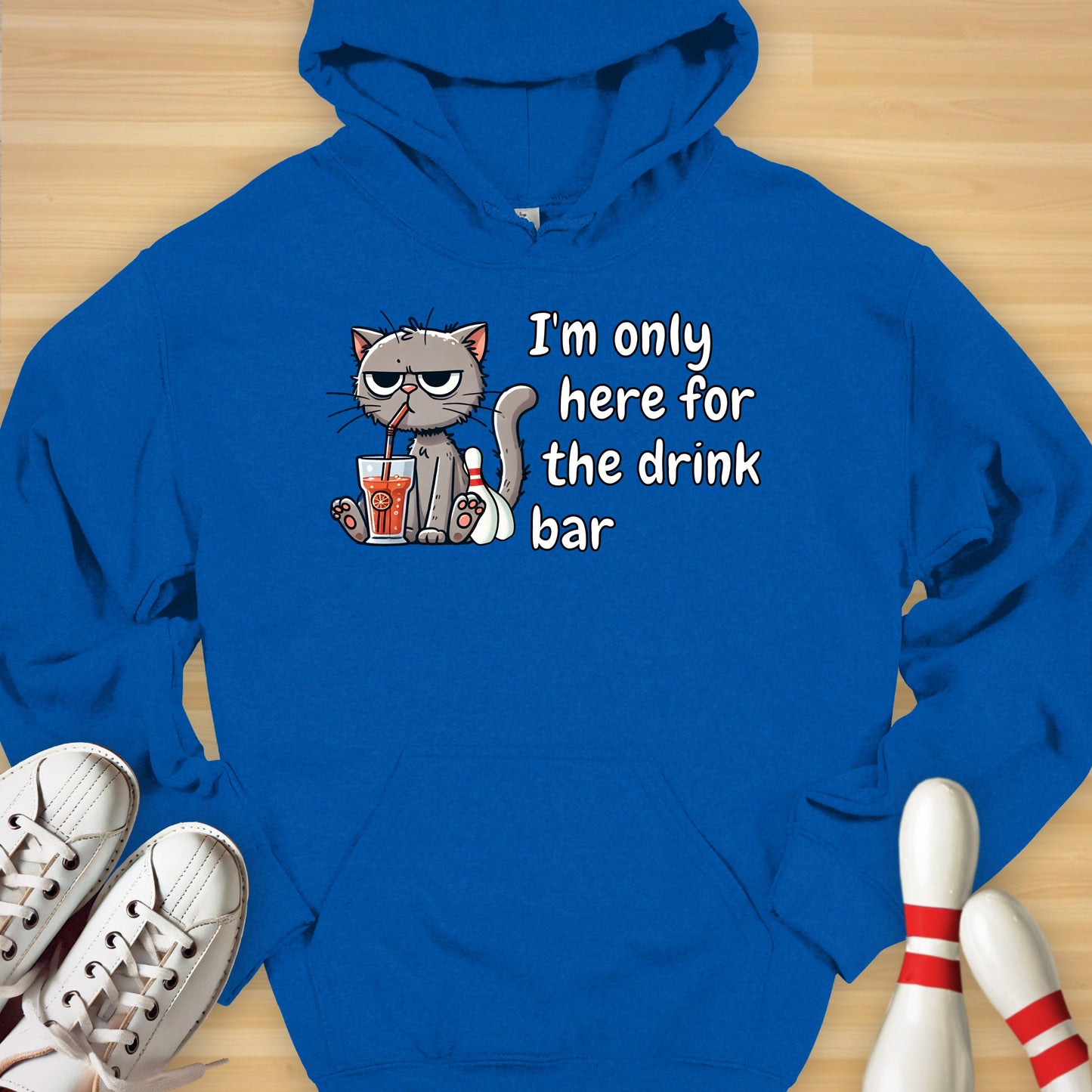 Drink Bar Cat Hoodie