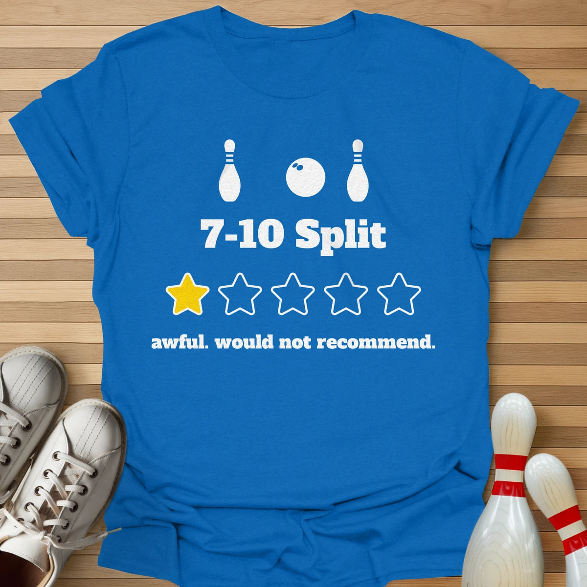7-10 Split 1 Star Review T-Shirt