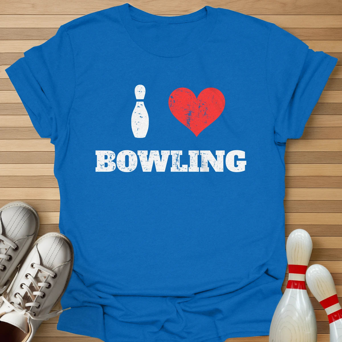 I Heart Bowling Pin T-Shirt