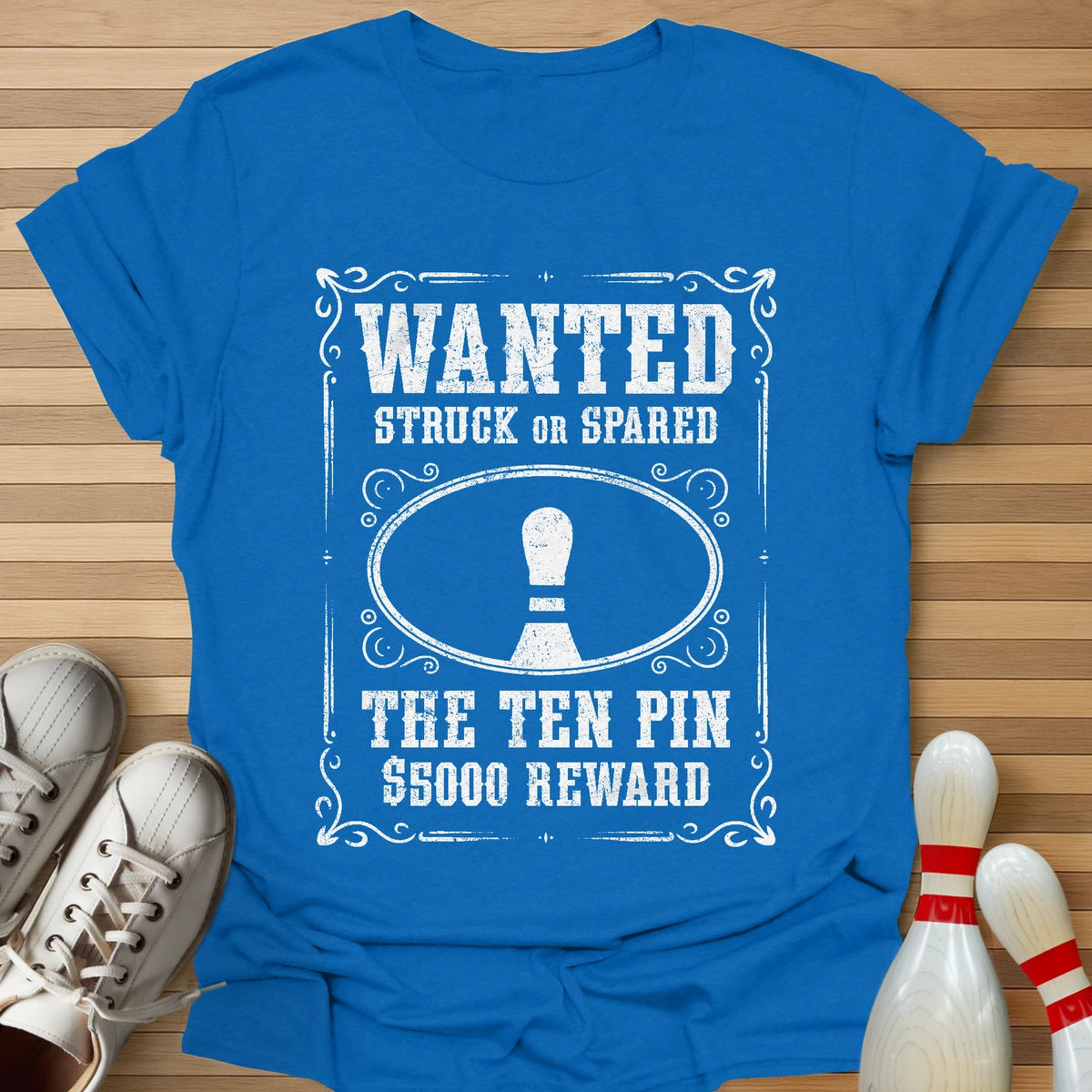 Wanted 10 Pin T-Shirt
