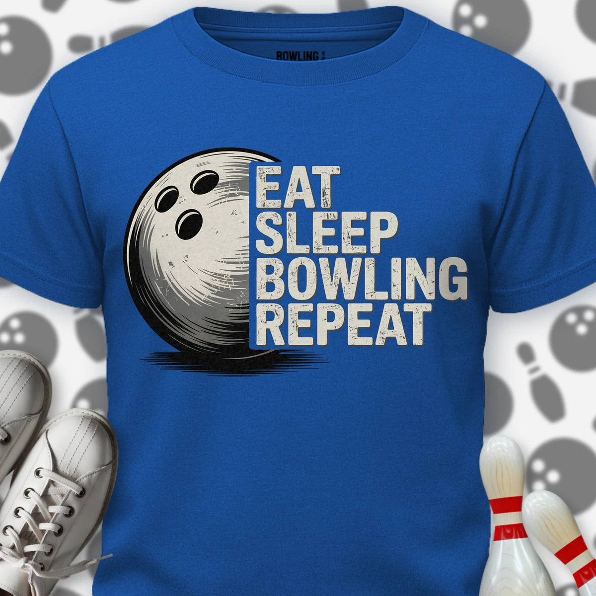 Eat Sleep Bowling Repeat T-Shirt