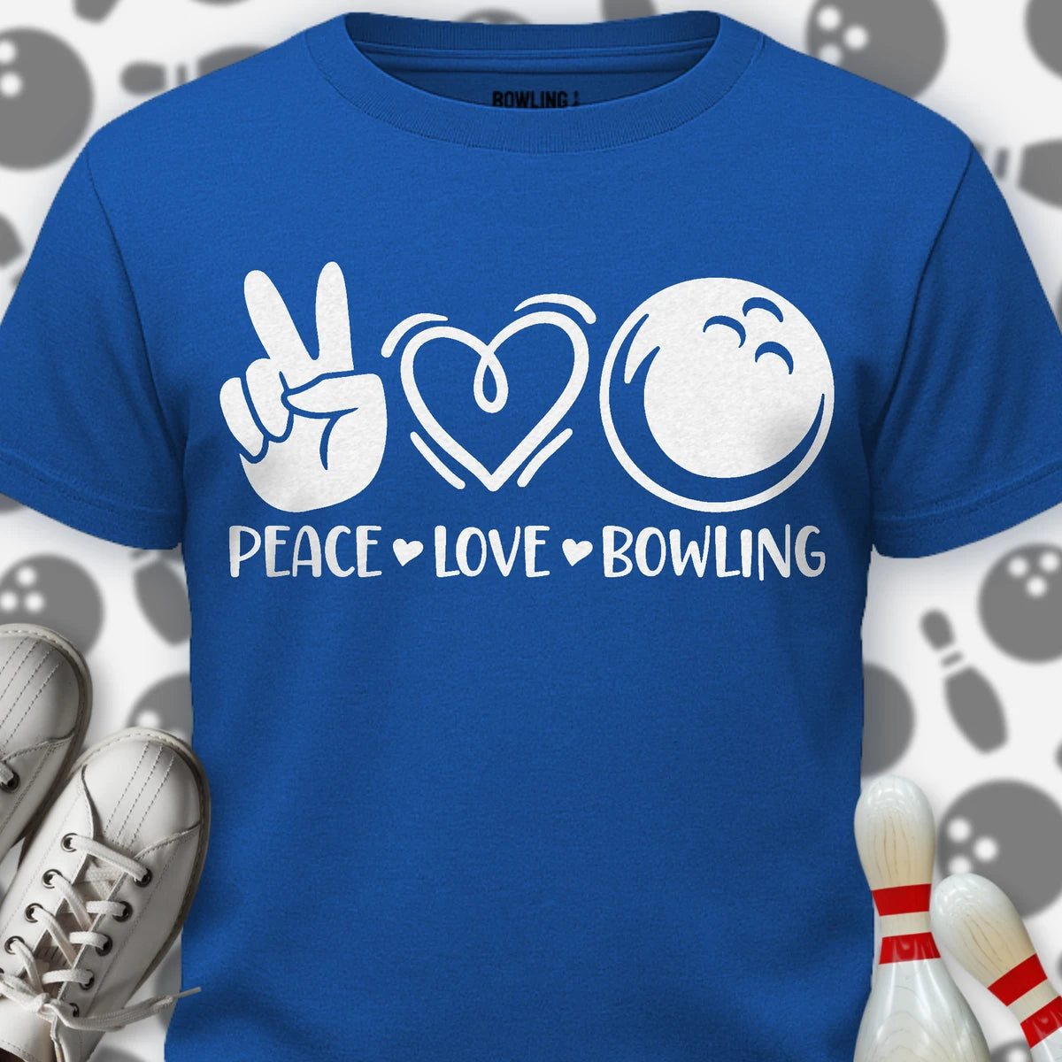Peace Love Bowling T-Shirt
