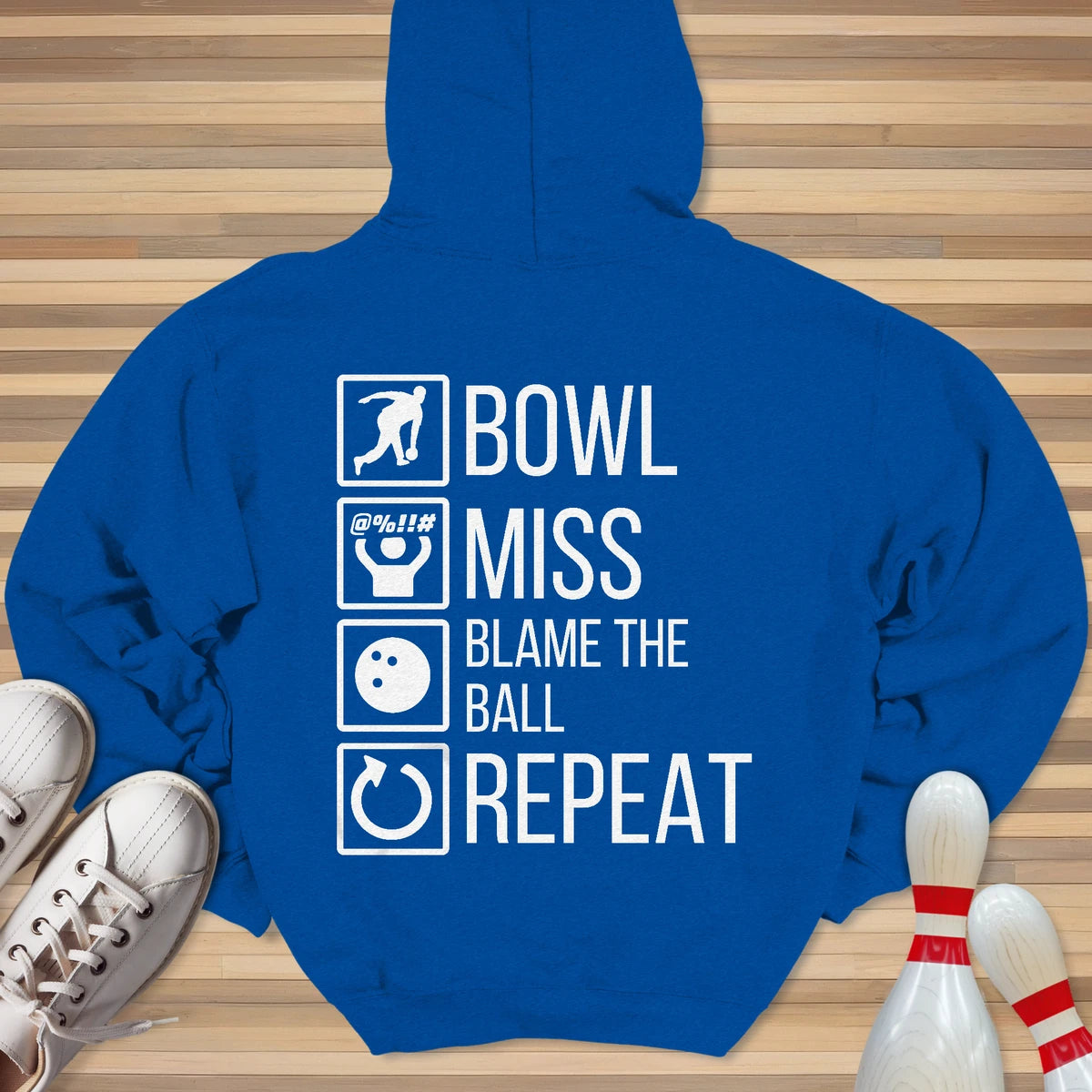 Blame The Ball Repeat  Hoodie