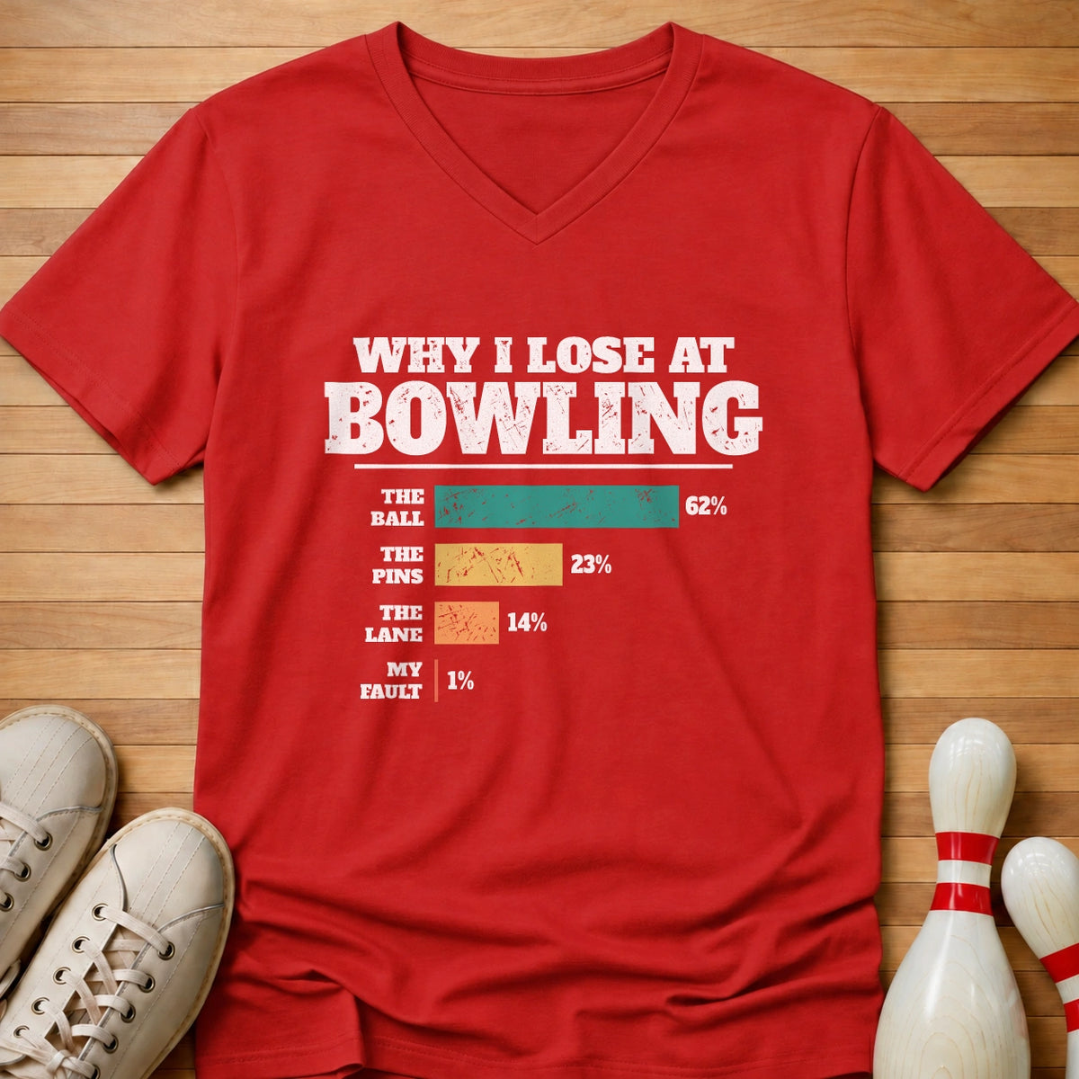 Why I Lose Chart Women's V-Neck