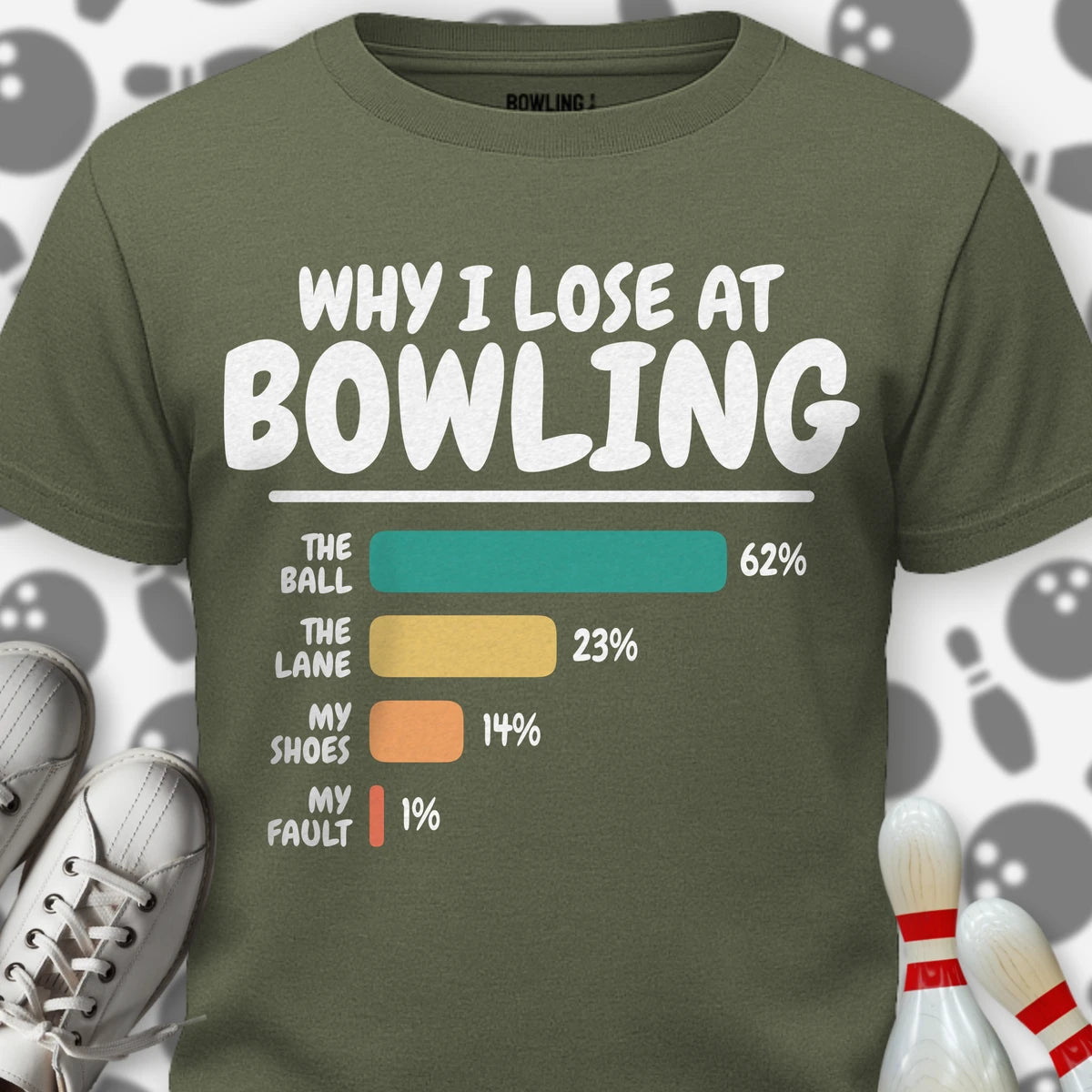 Funny Bowling Chart T-Shirt