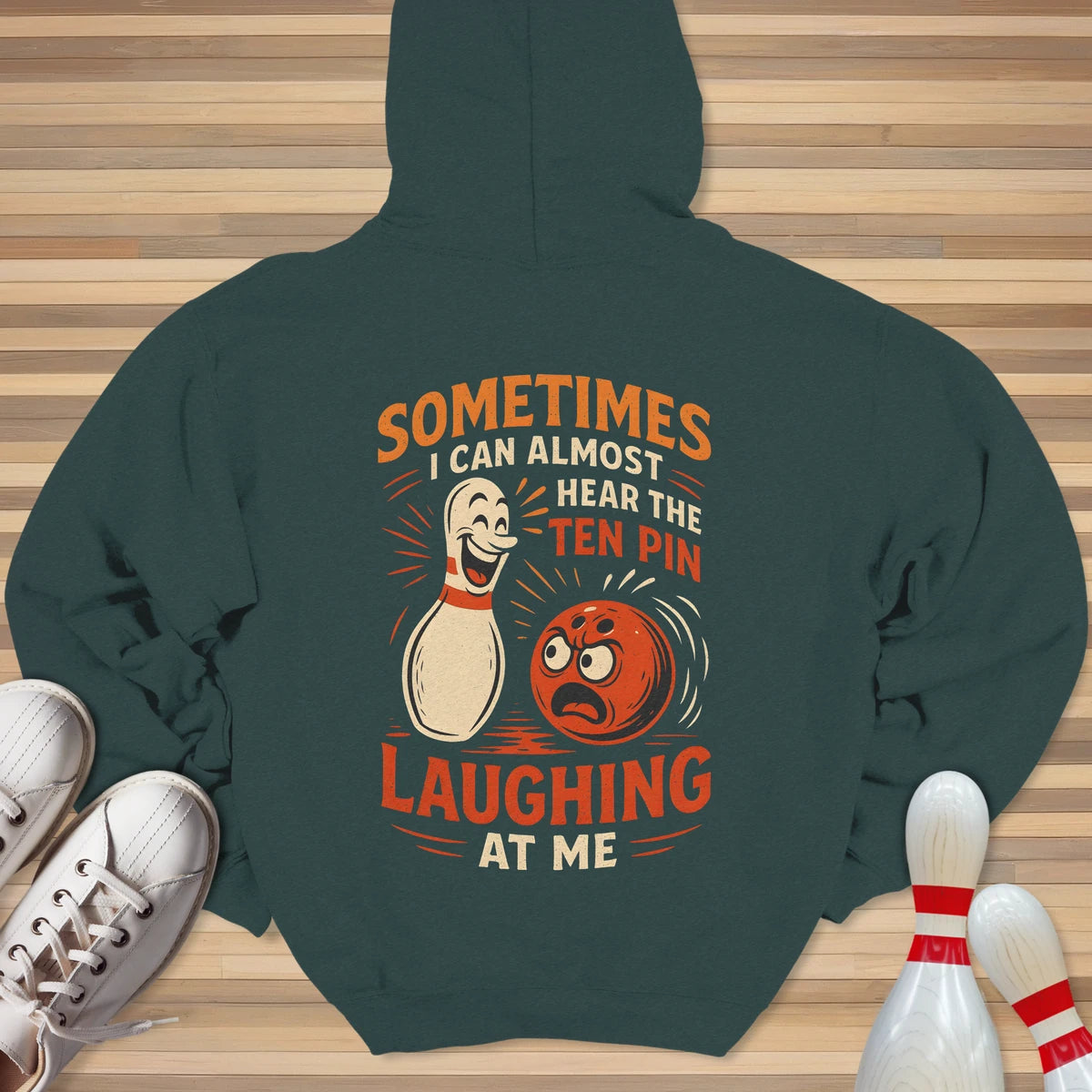 Laughing At Me Retro Hoodie