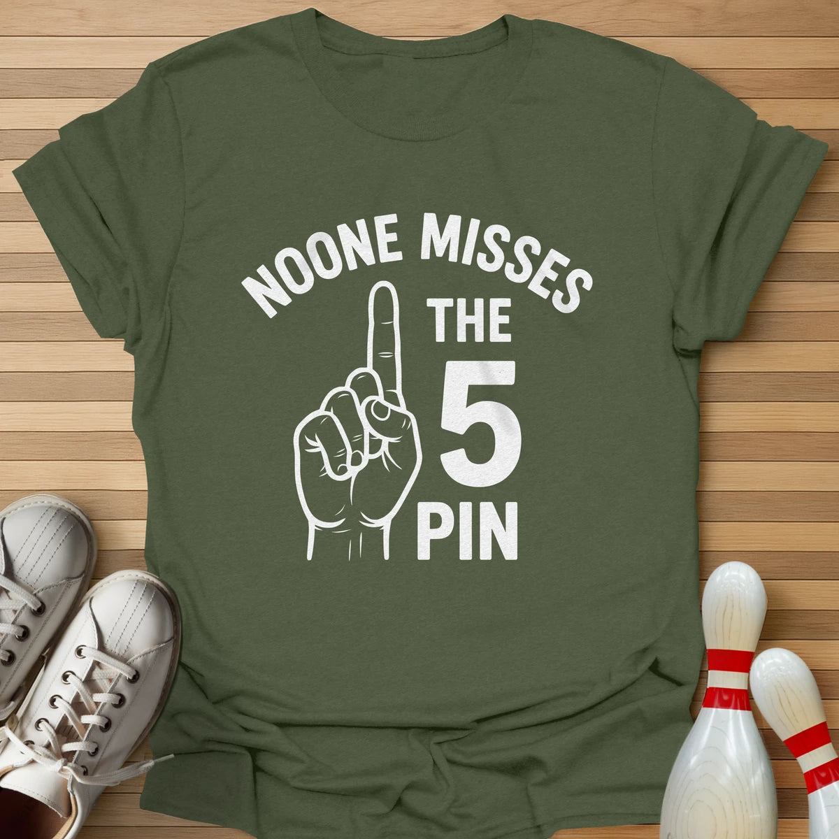 Noone Misses The 5 Pin T-Shirt