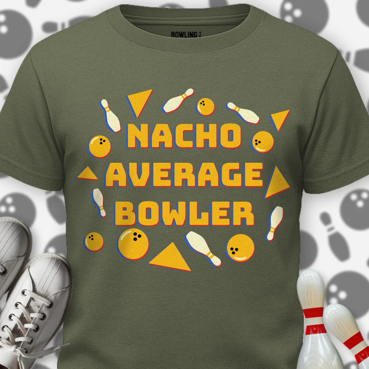 Nacho Average Bowler T-Shirt
