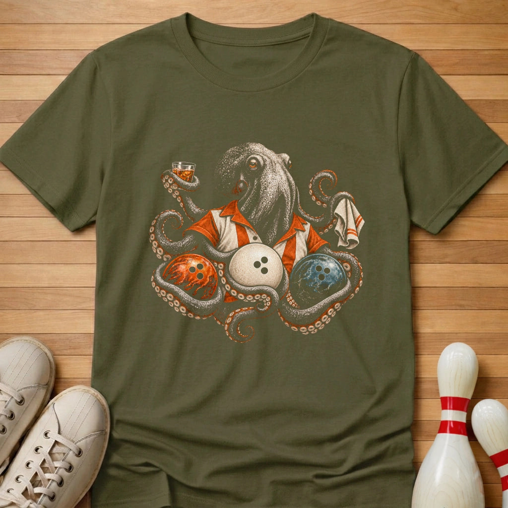 Bowling Octopus T-Shirt