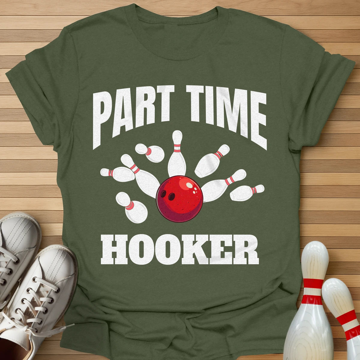 Part Time Cartoon T-Shirt