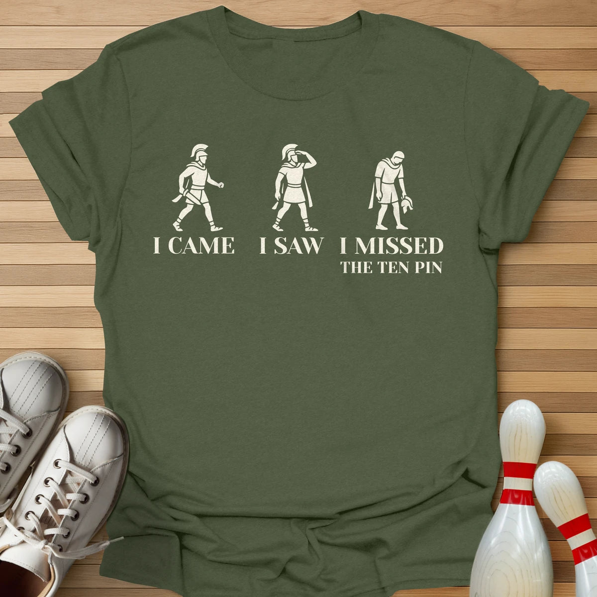 I Came I Saw Ten Pin T-Shirt
