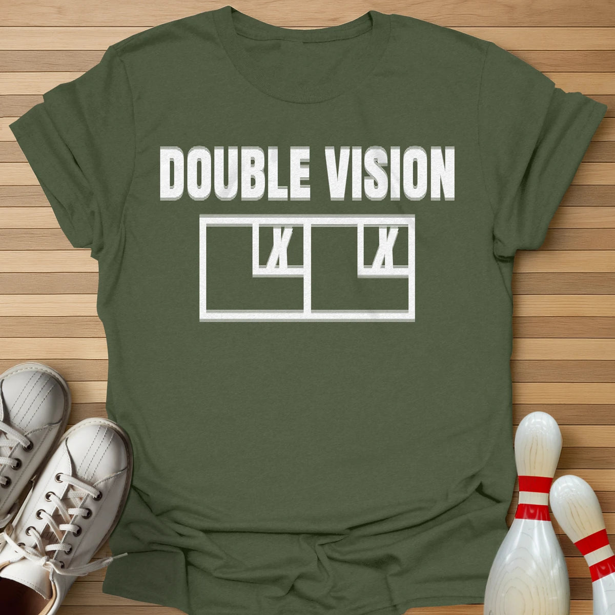 Double Vision Effect T-Shirt