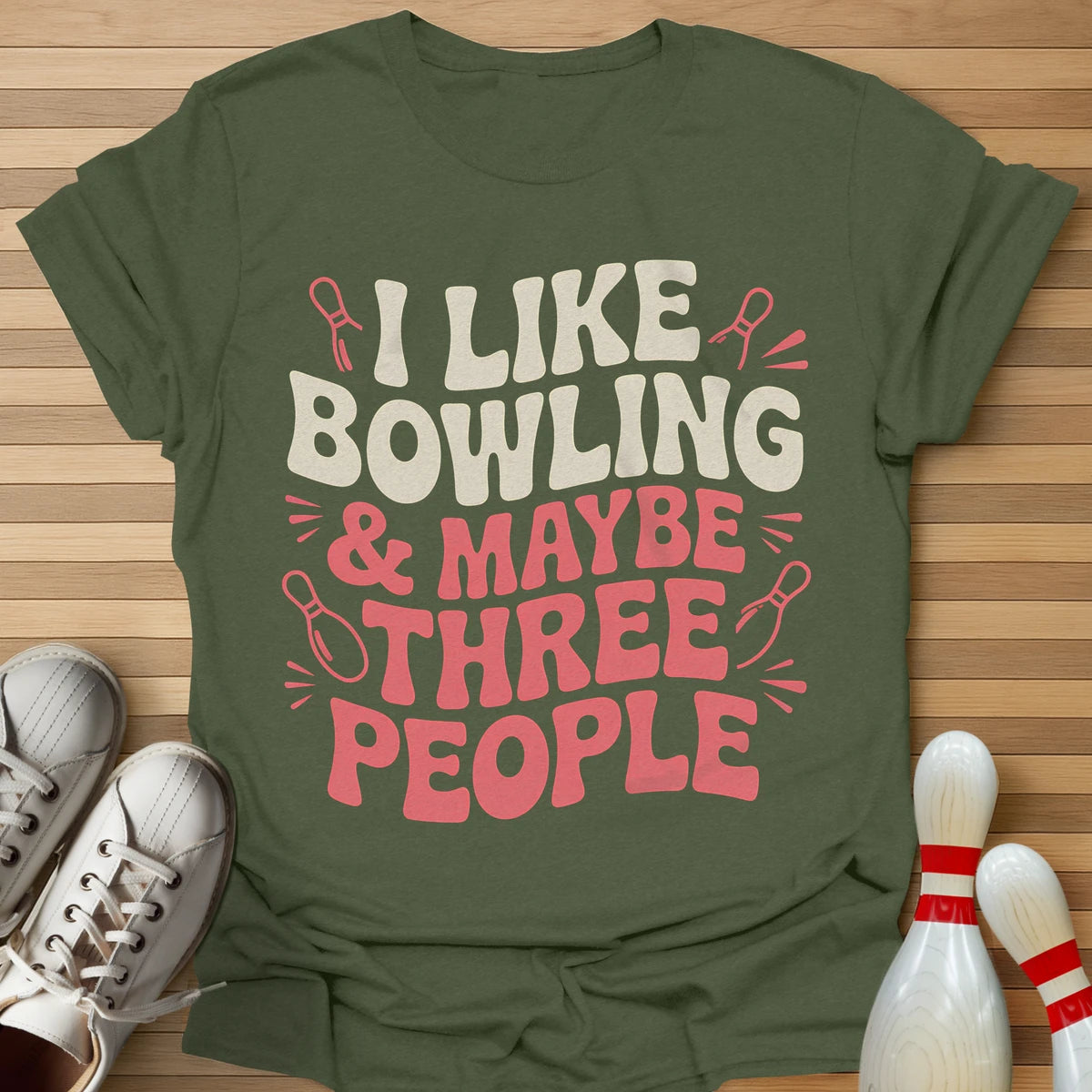 I Like Bowling Groovy T-Shirt