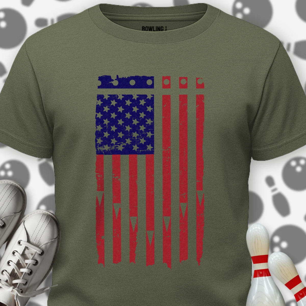 See Through Lane Flag T-Shirt