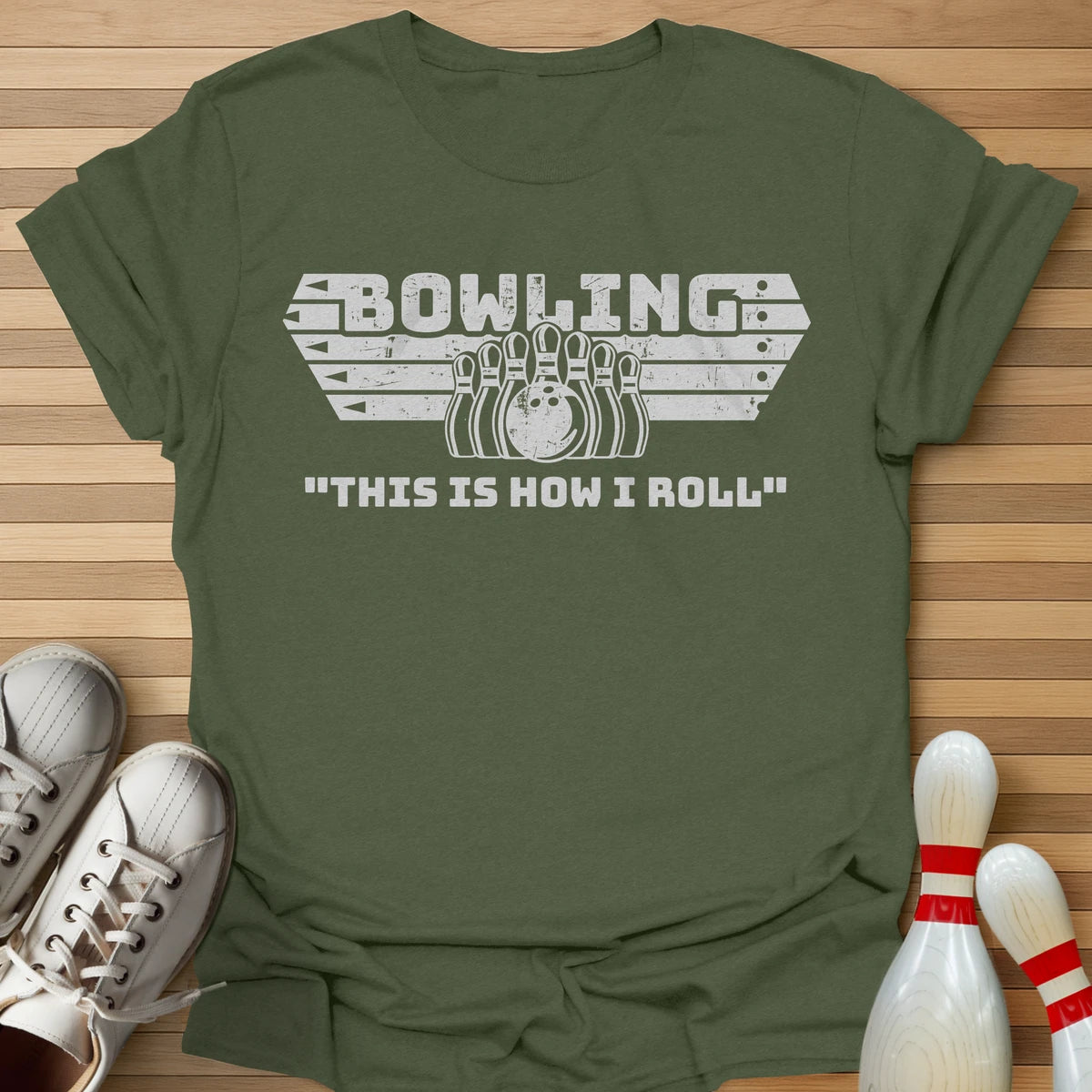 Bowling How I Roll T-Shirt