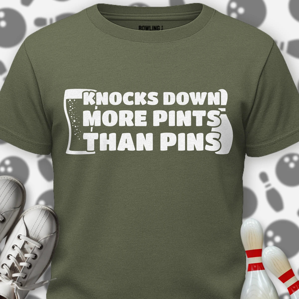 More Pints Than Pins T-Shirt