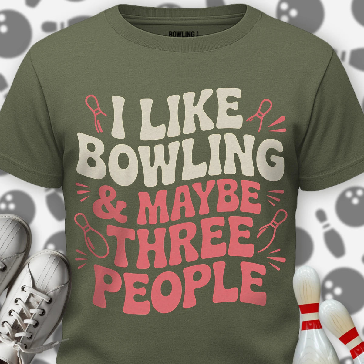 I Like Bowling Groovy T-Shirt