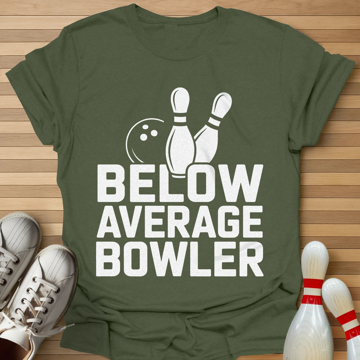 Below Average Bowler T-Shirt