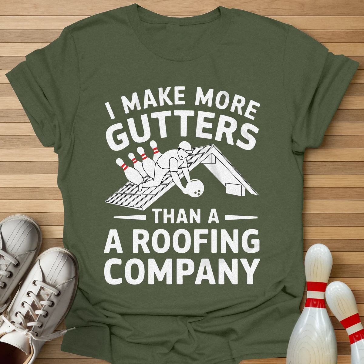 Roofing Company Gutters T-Shirt
