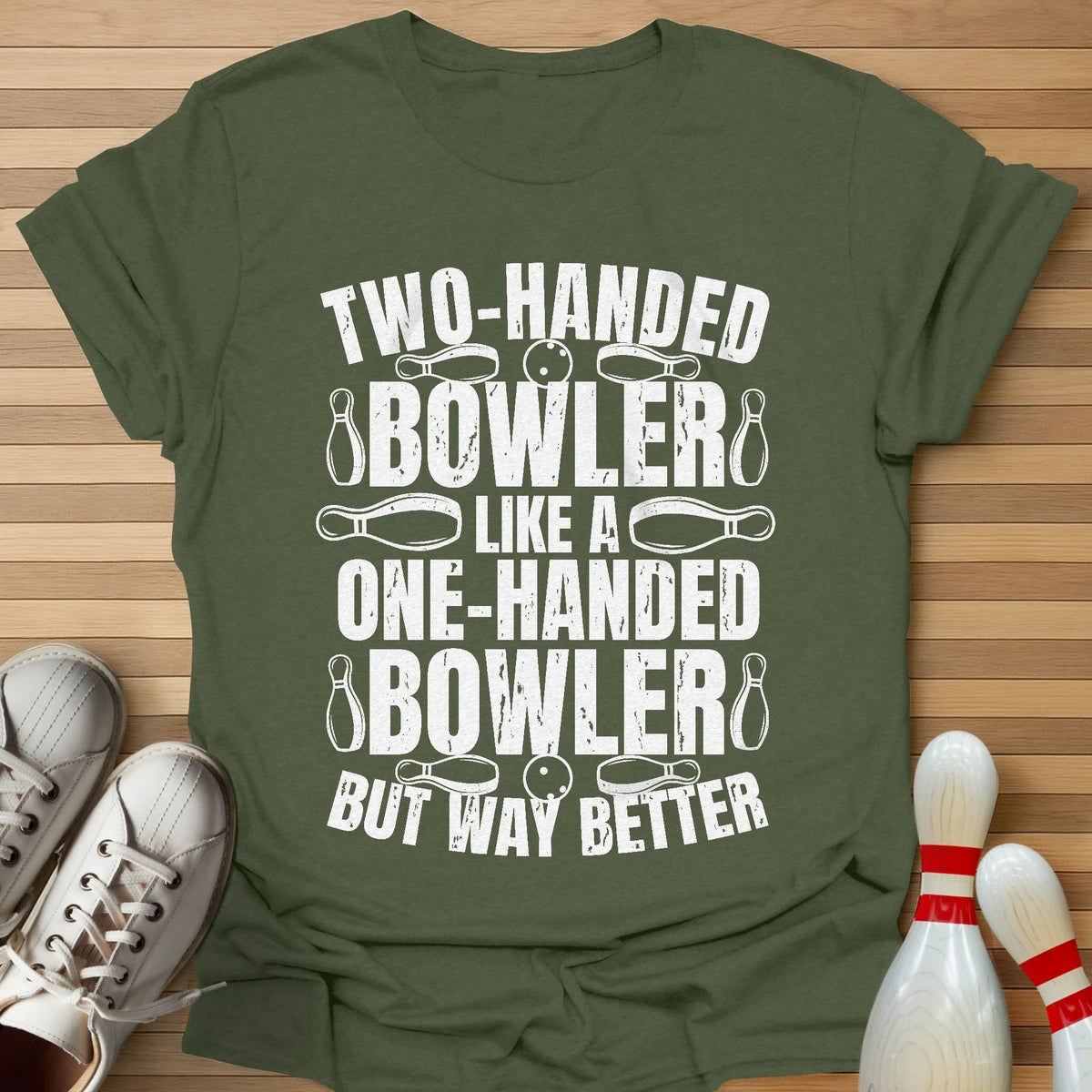 Two Handed Bowler T-Shirt