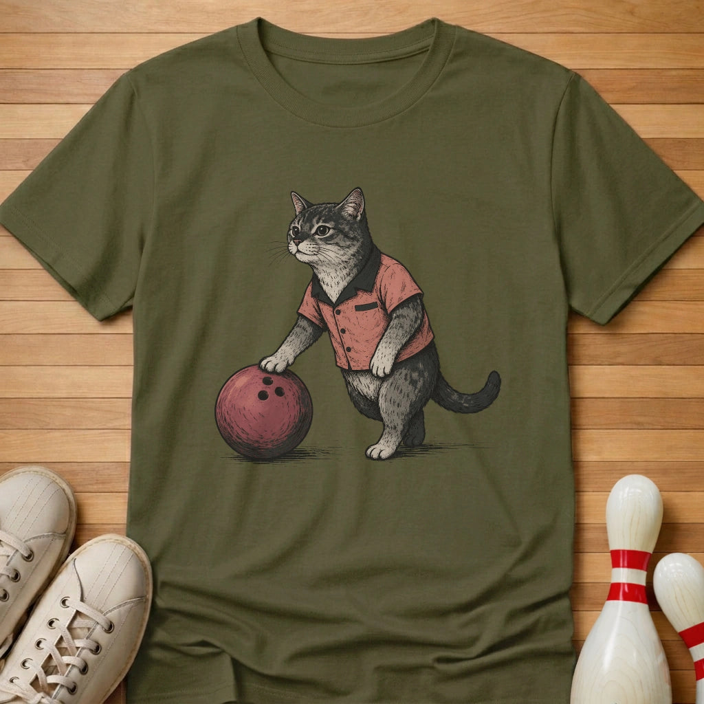 Cat Bowling T-Shirt