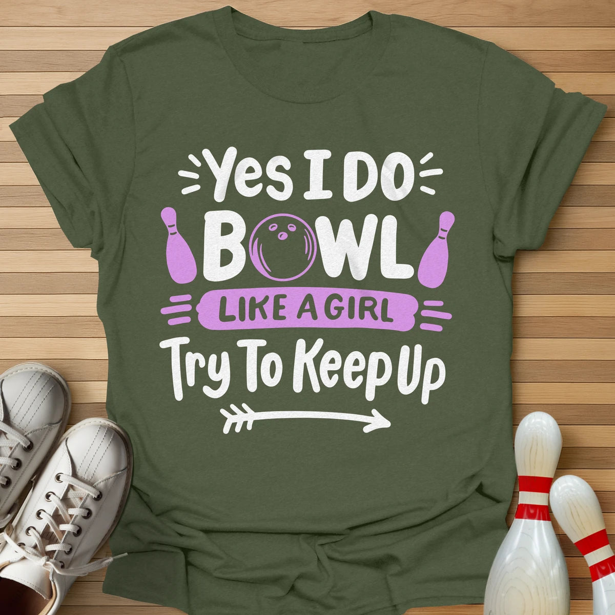 Girl Power Bowling T-Shirt