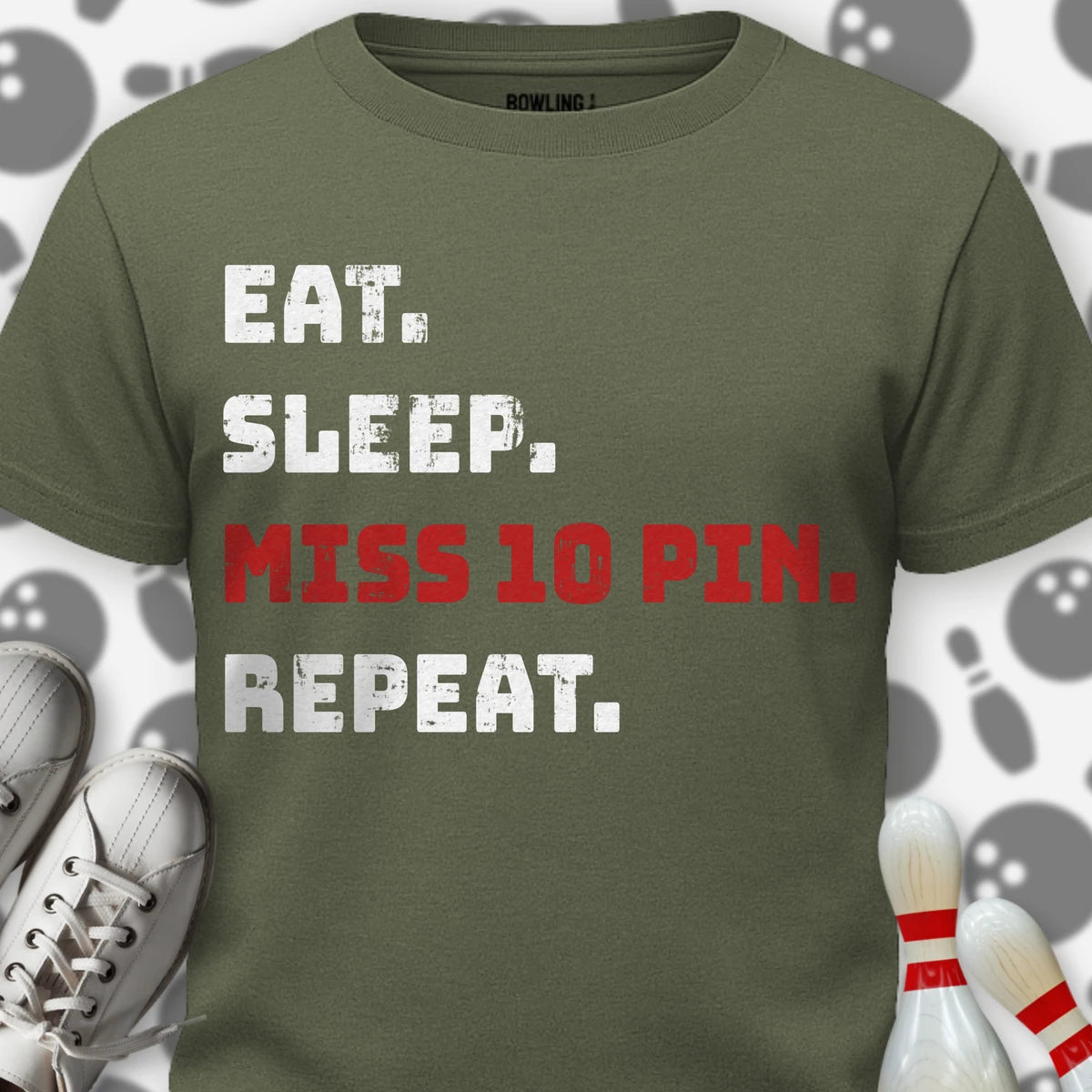 Miss 10 Pin Repeat T-Shirt