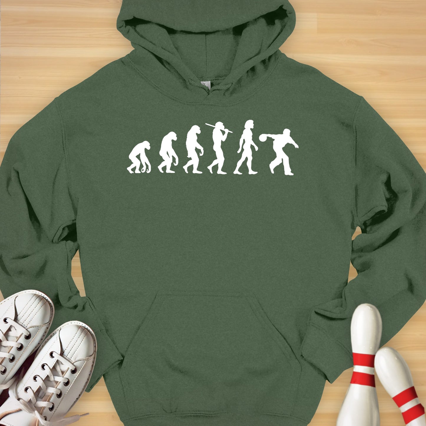 Evolution Of Bowling Hoodie