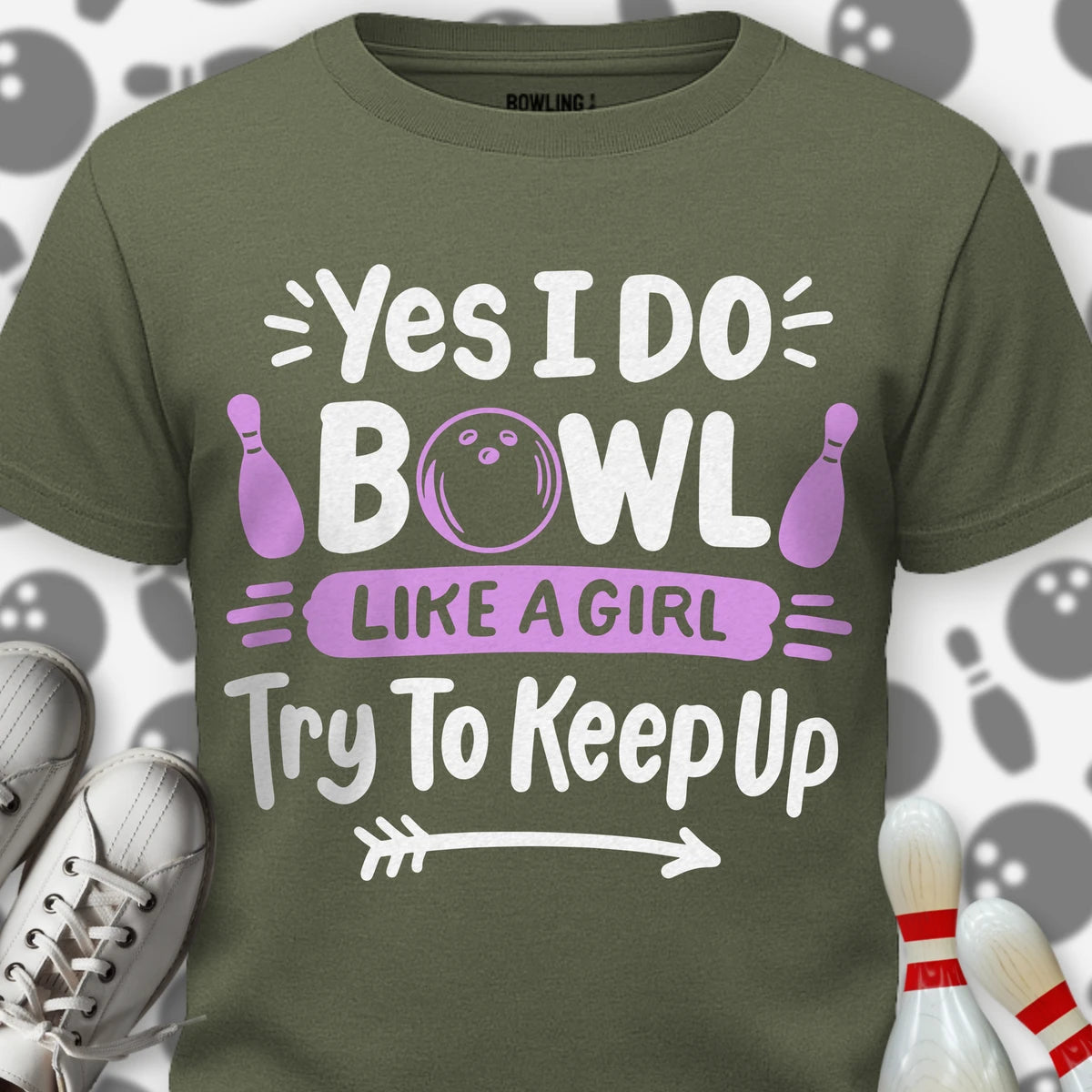Girl Power Bowling T-Shirt
