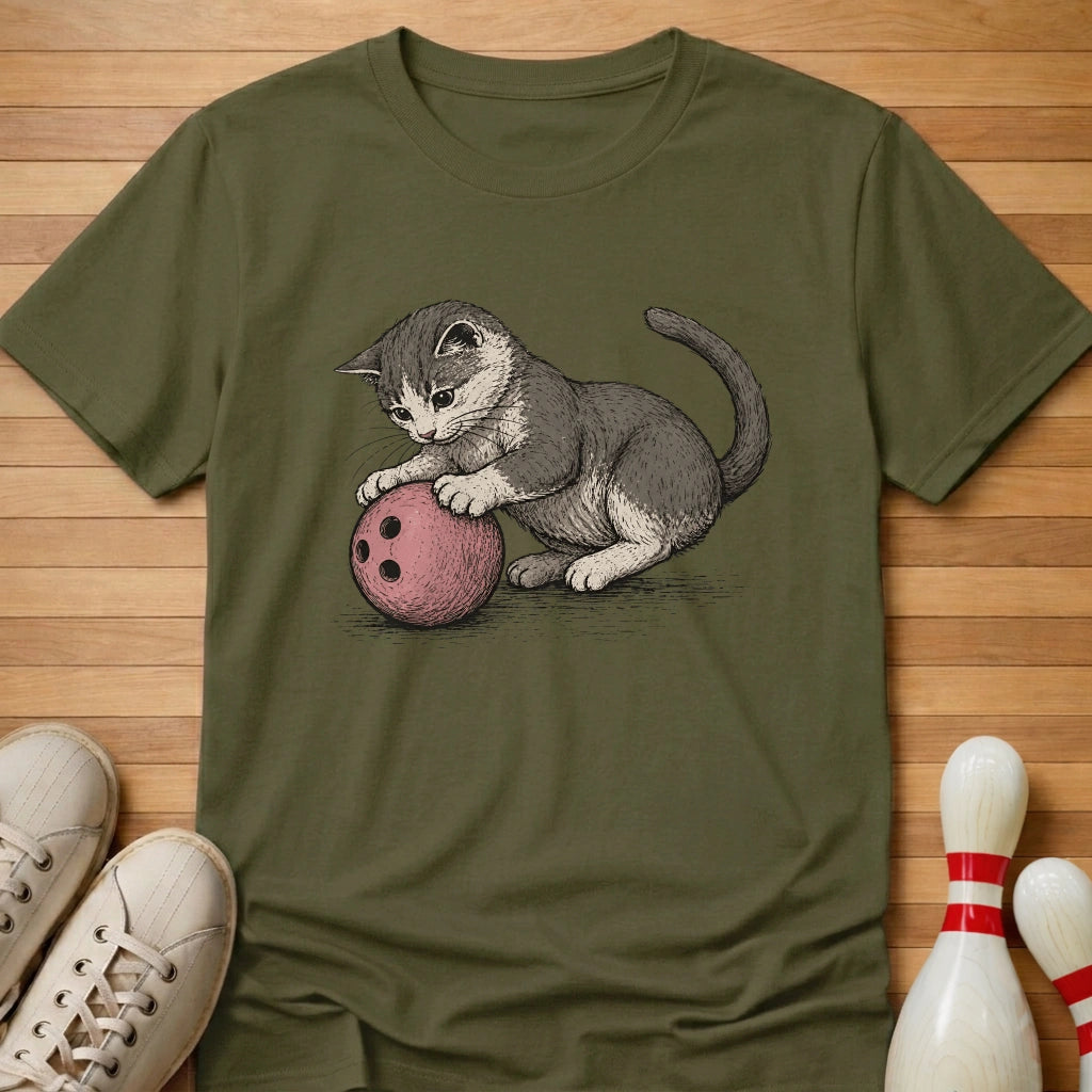 Bowling Cat T-Shirt