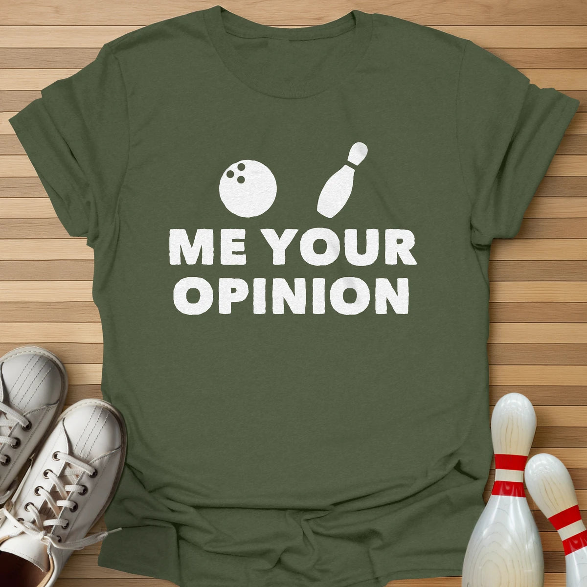 Bowling Spare Me Your Opinion T-Shirt