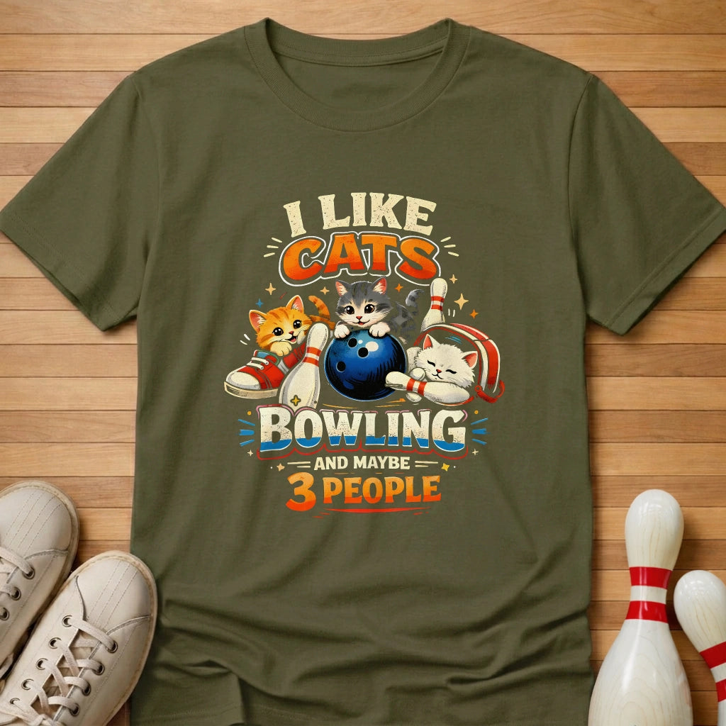 Cats And Bowling T-Shirt