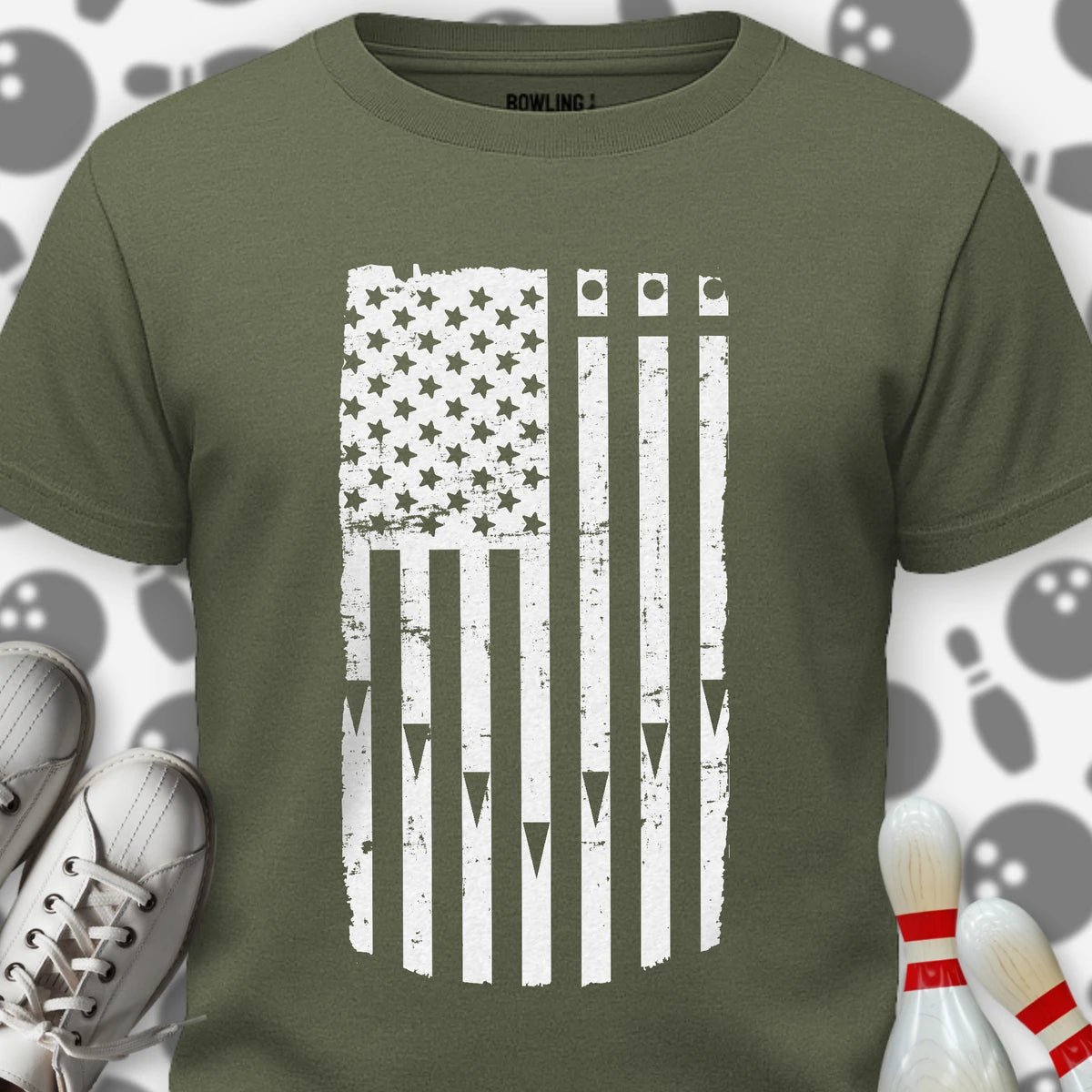 Lane Flag White T-Shirt