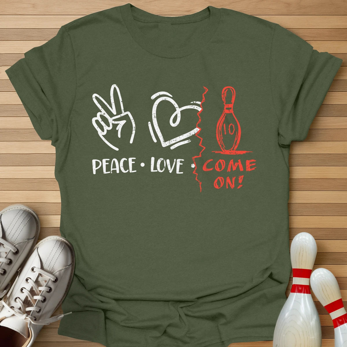 Peace Love Come On T-Shirt