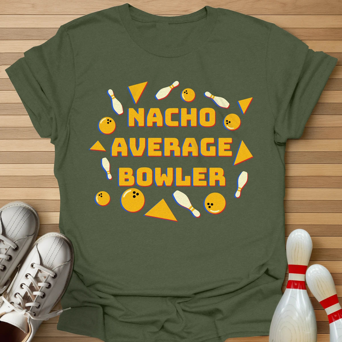 Nacho Average Bowler T-Shirt