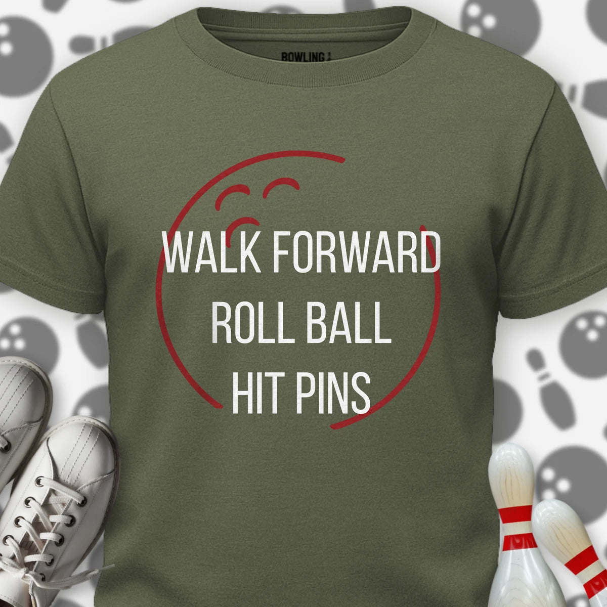 Roll Ball Hit Pins T-Shirt