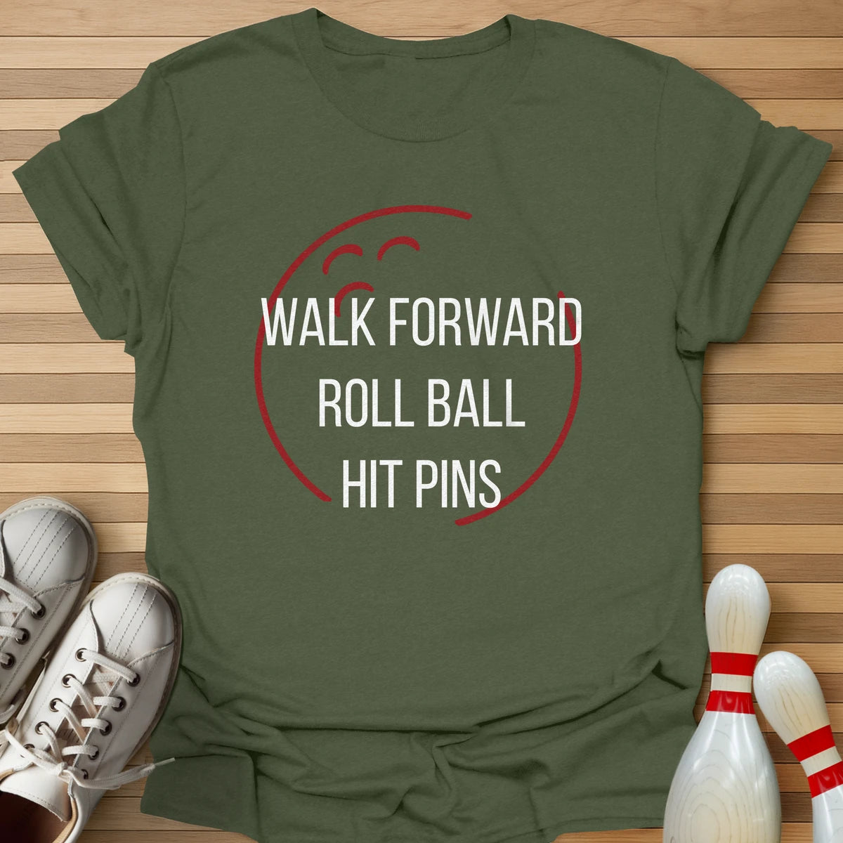 Roll Ball Hit Pins T-Shirt