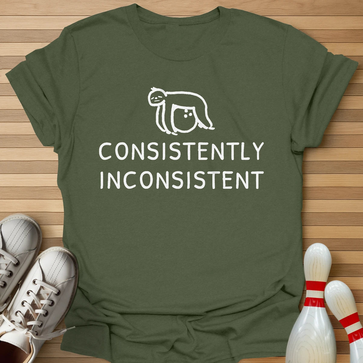 Consistently Inconsistent Sloth T-Shirt