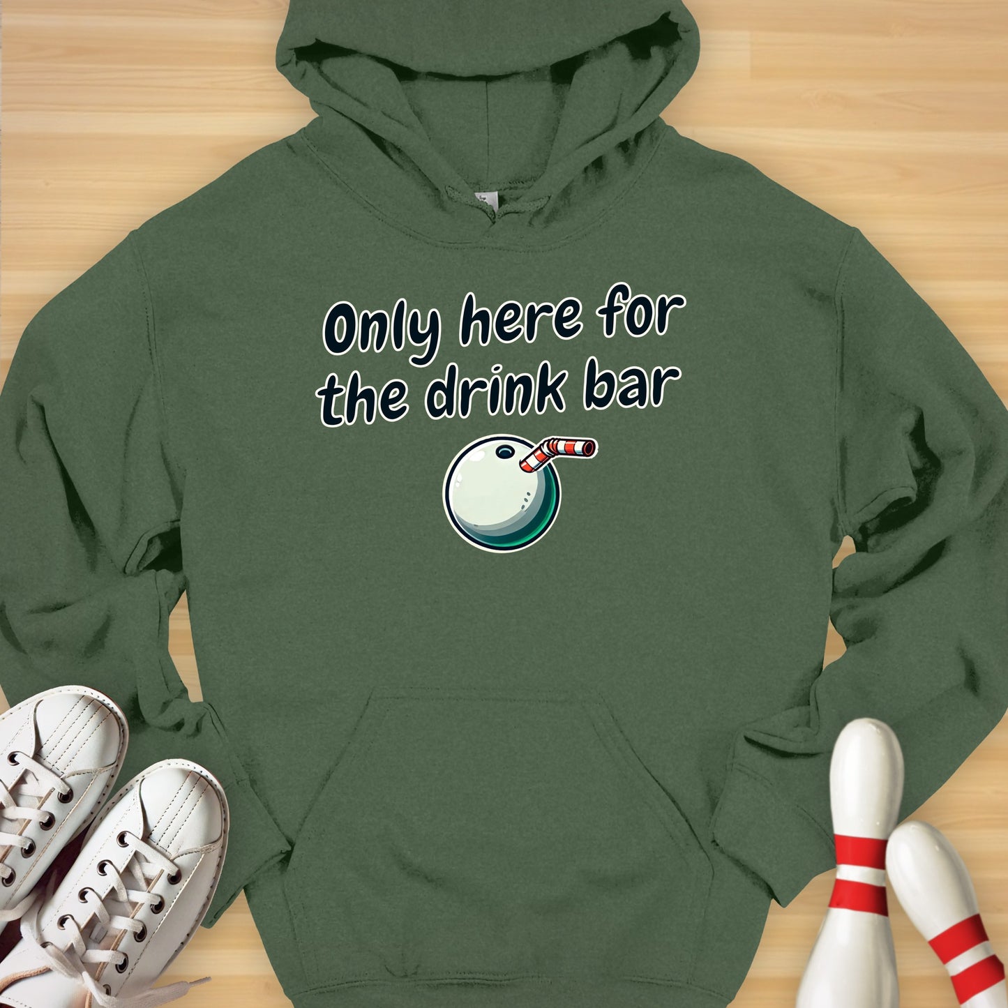 Only Here For The Drink Bar Hoodie