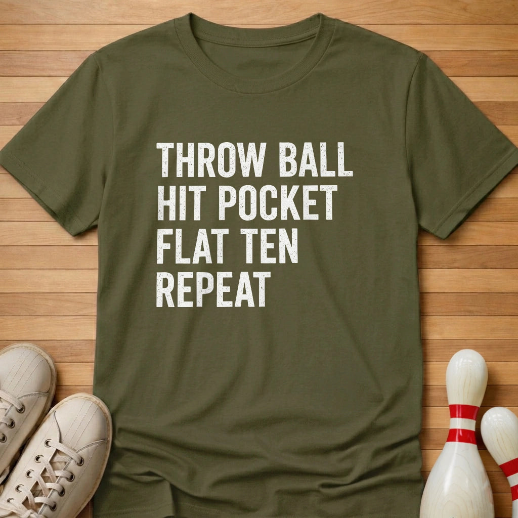 Throw Flat Ten Repeat T-Shirt