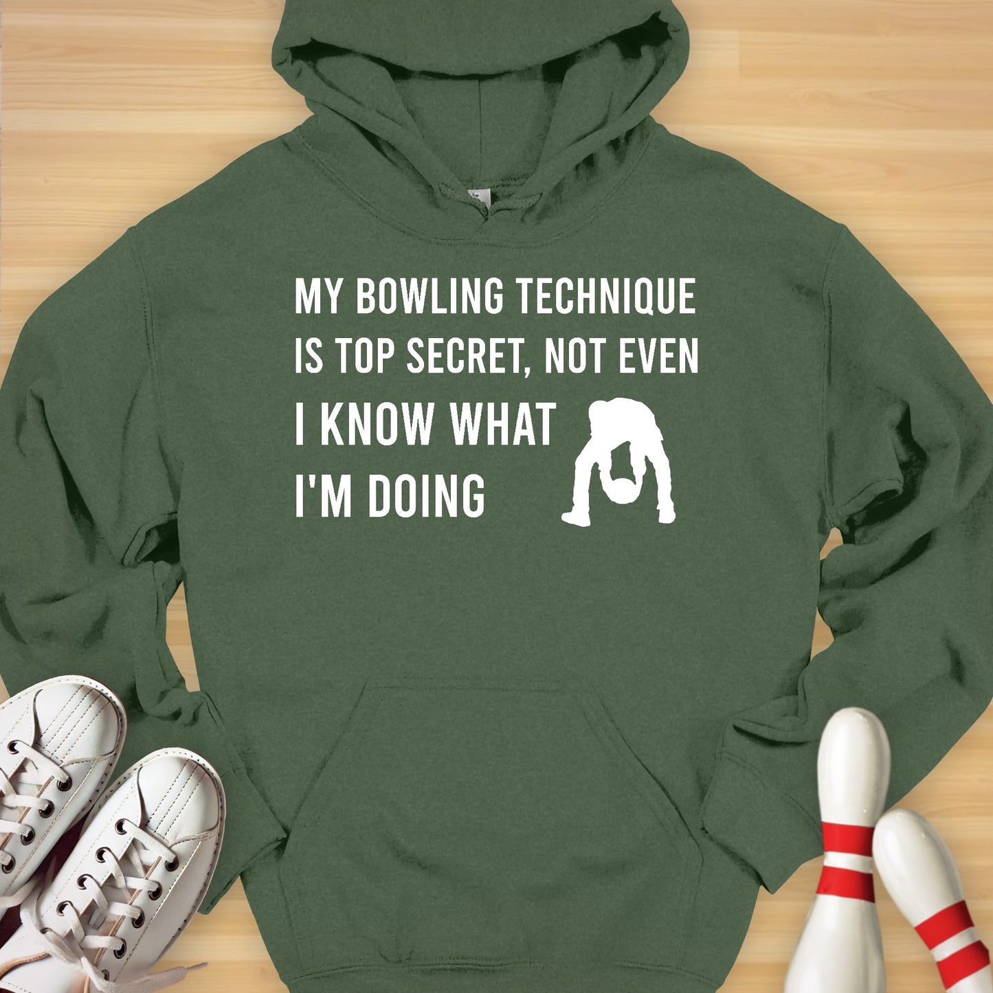 Top Secret Bowling Technique Hoodie