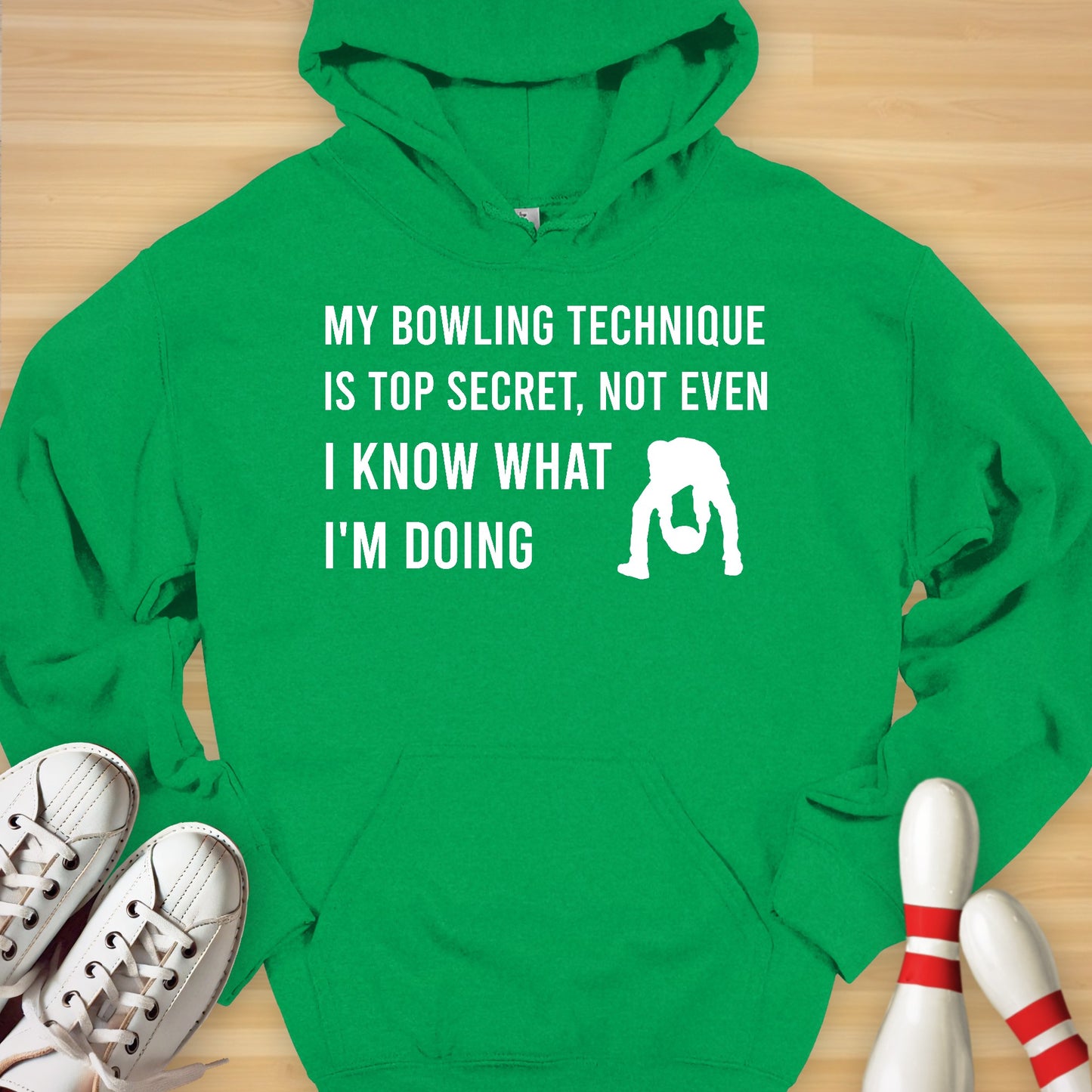 Top Secret Bowling Technique Hoodie